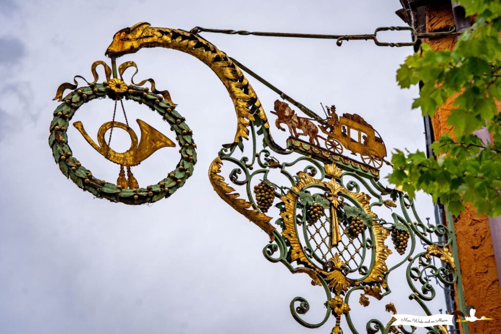 Visiter Breisach am Rhein, ville allemande en face de Neuf-Brisach 10 Enseigne forgée à breisach
