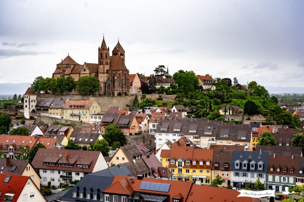 Visiter Breisach am Rhein, ville allemande en face de Neuf-Brisach 19 Panorama sur la ville de Breisach depuis l'Eckartsberg