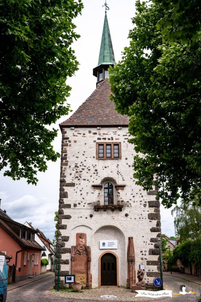 Visiter Breisach am Rhein, ville allemande en face de Neuf-Brisach 2 Tour Radbrunnen à Breisach (Allemagne)