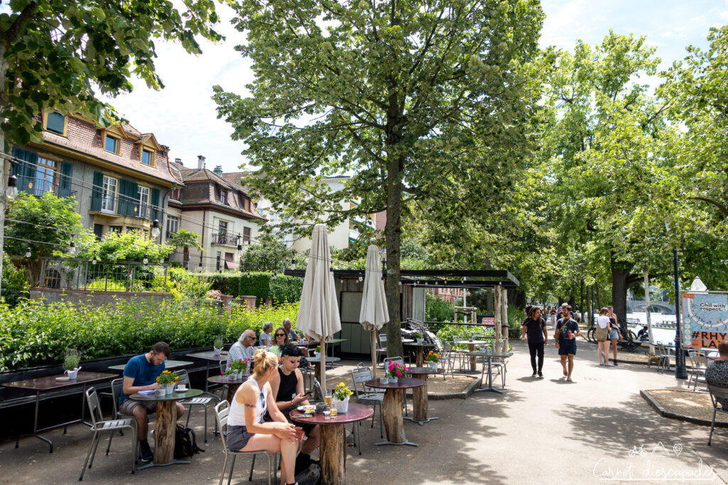 Le long du Rhin dans Klein Basel